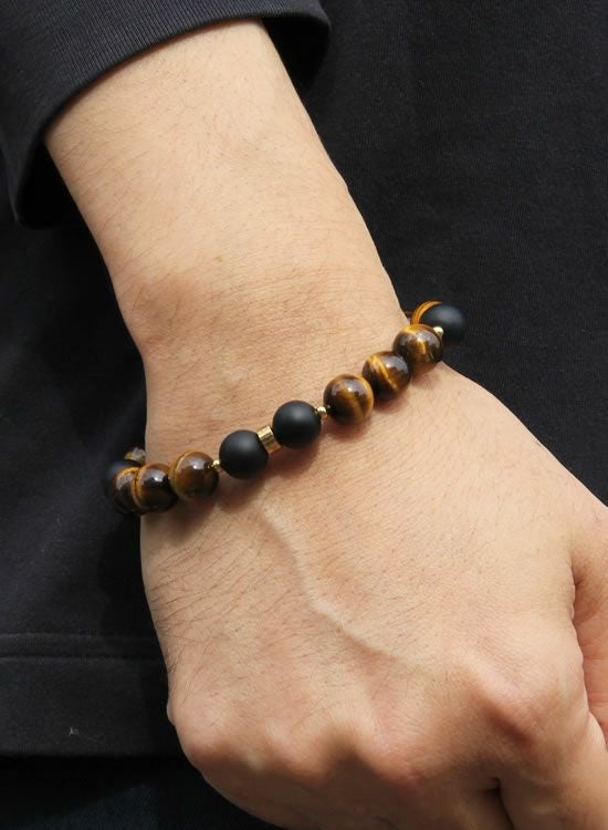 コランコランFORCE4（フォースフォー）・タイガーアイ ブレスレット