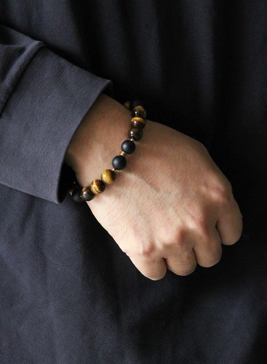 コランコランFORCE4（フォースフォー）・タイガーアイ ブレスレット